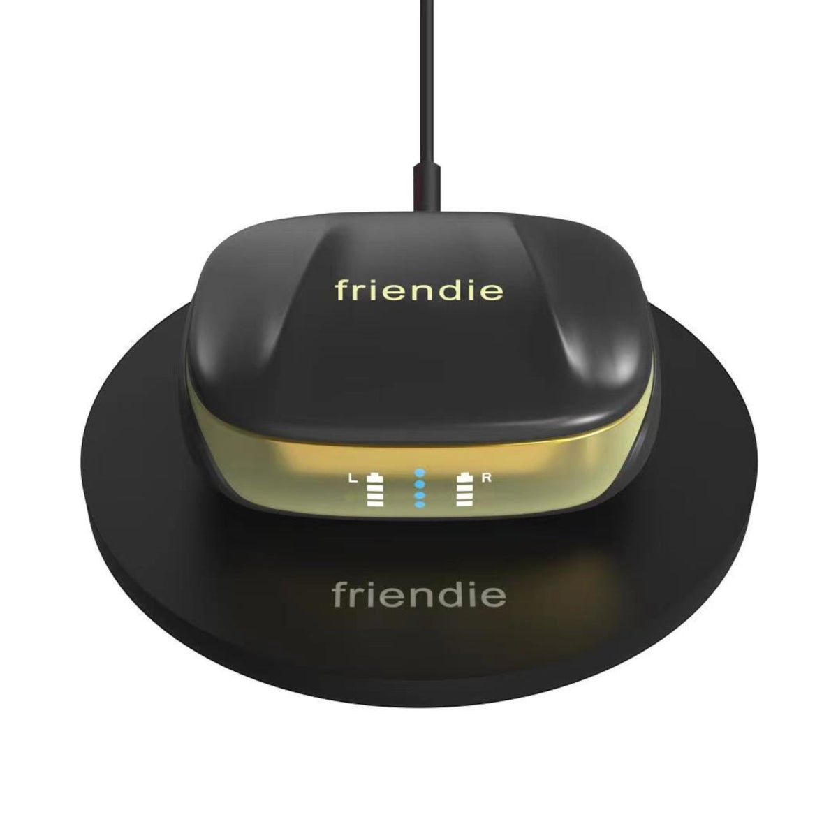 Căști wireless Friendie AIR Focus ANC Matte Black Gold