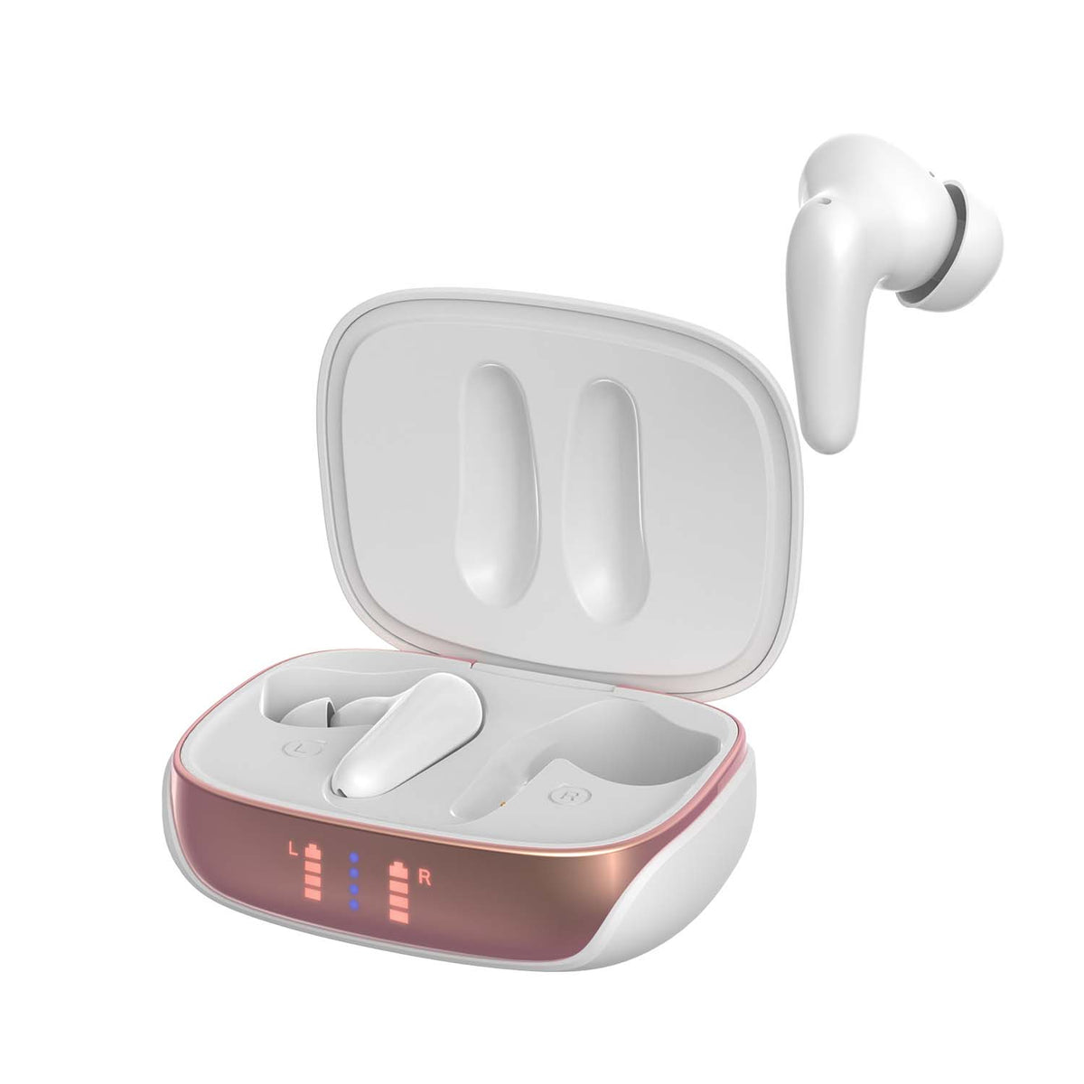 Căști wireless Friendie AIR Focus ANC Pearl White