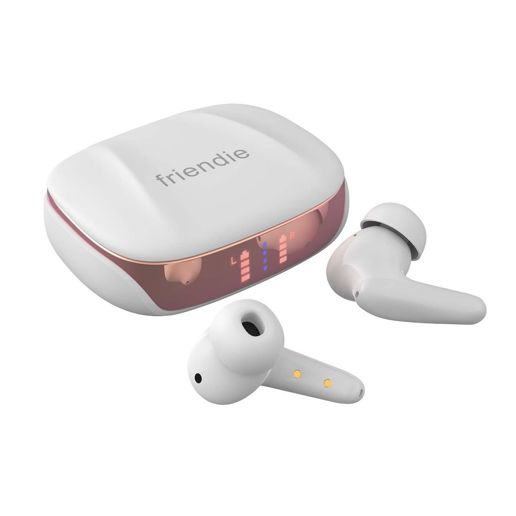 Căști wireless Friendie AIR Focus ANC Pearl White