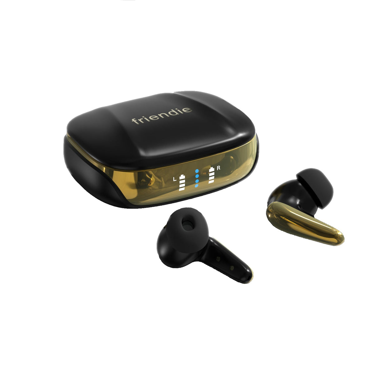 Căști wireless Friendie AIR Focus ANC Matte Black Gold
