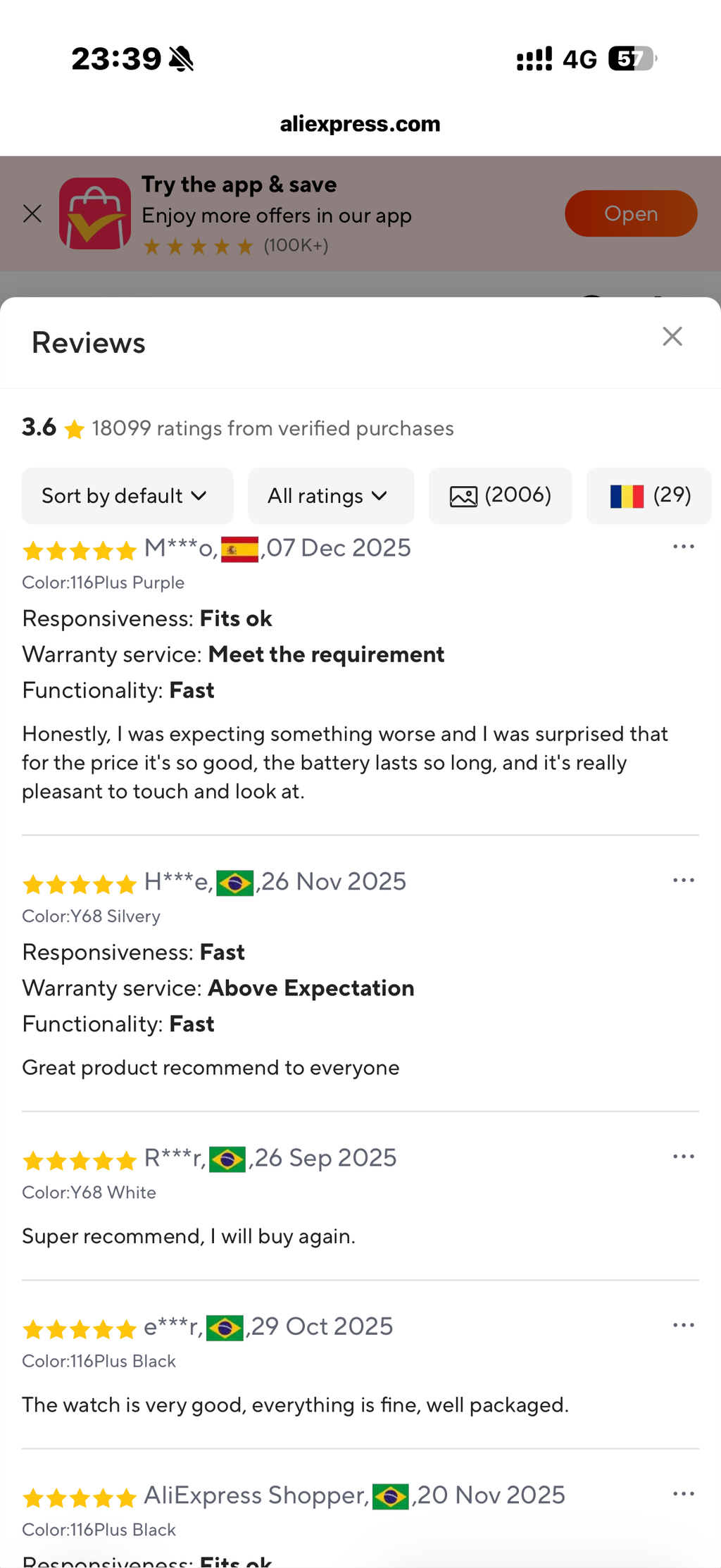 Smartwatch pentru bărbați și femei – monitorizare fitness, notificări și alarmă, compatibil Android și iOS