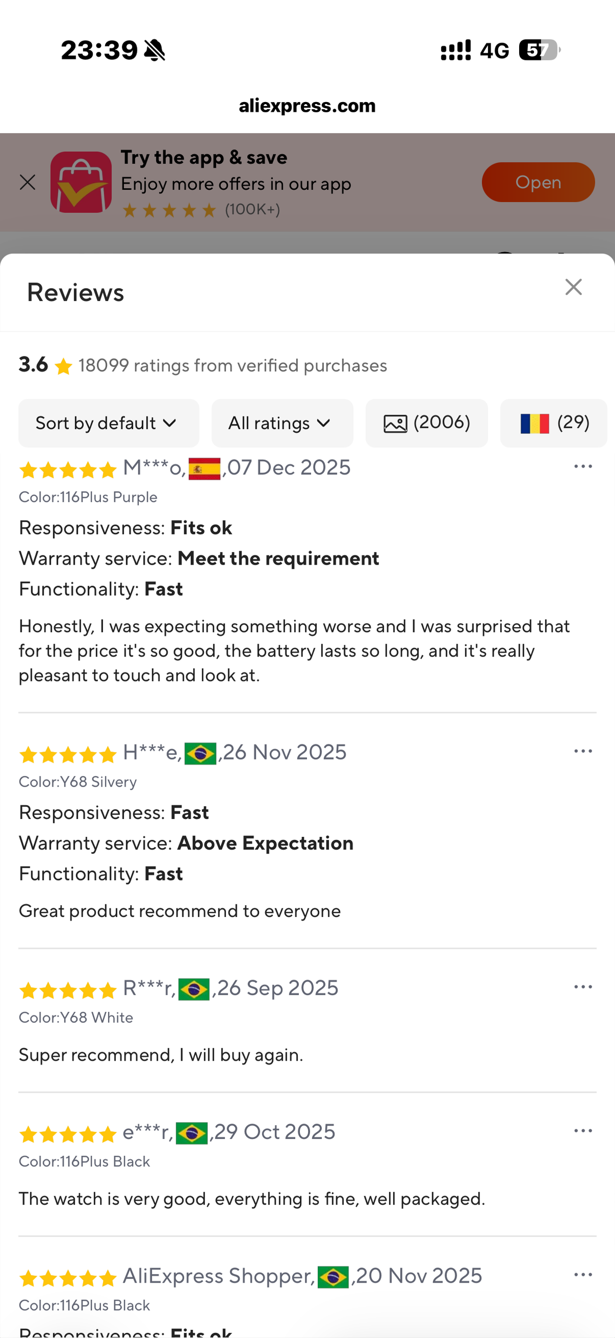 Smartwatch pentru bărbați și femei – monitorizare fitness, notificări și alarmă, compatibil Android și iOS