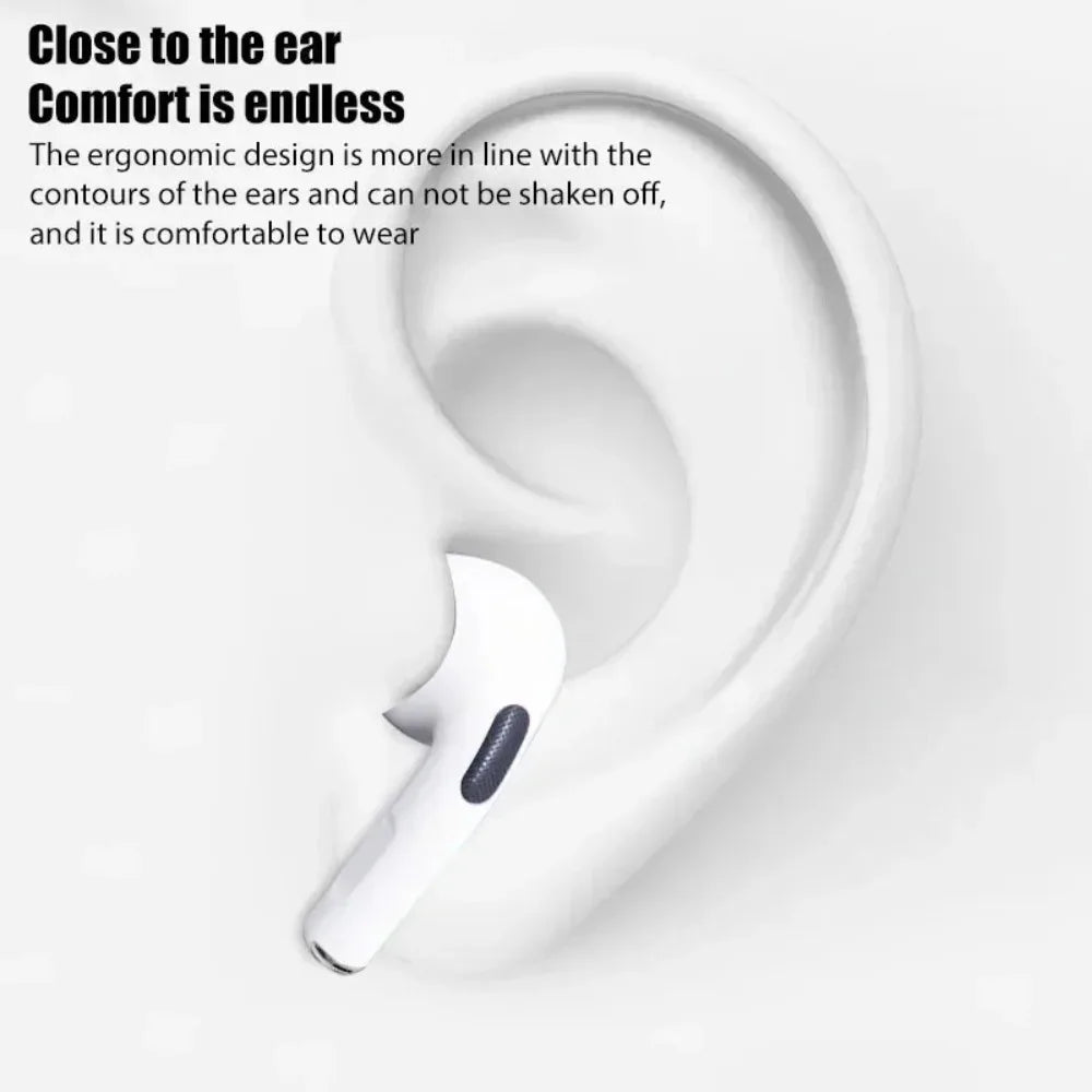 Căști Bluetooth TWS wireless cu microfon, control tactil și carcasă de încărcare