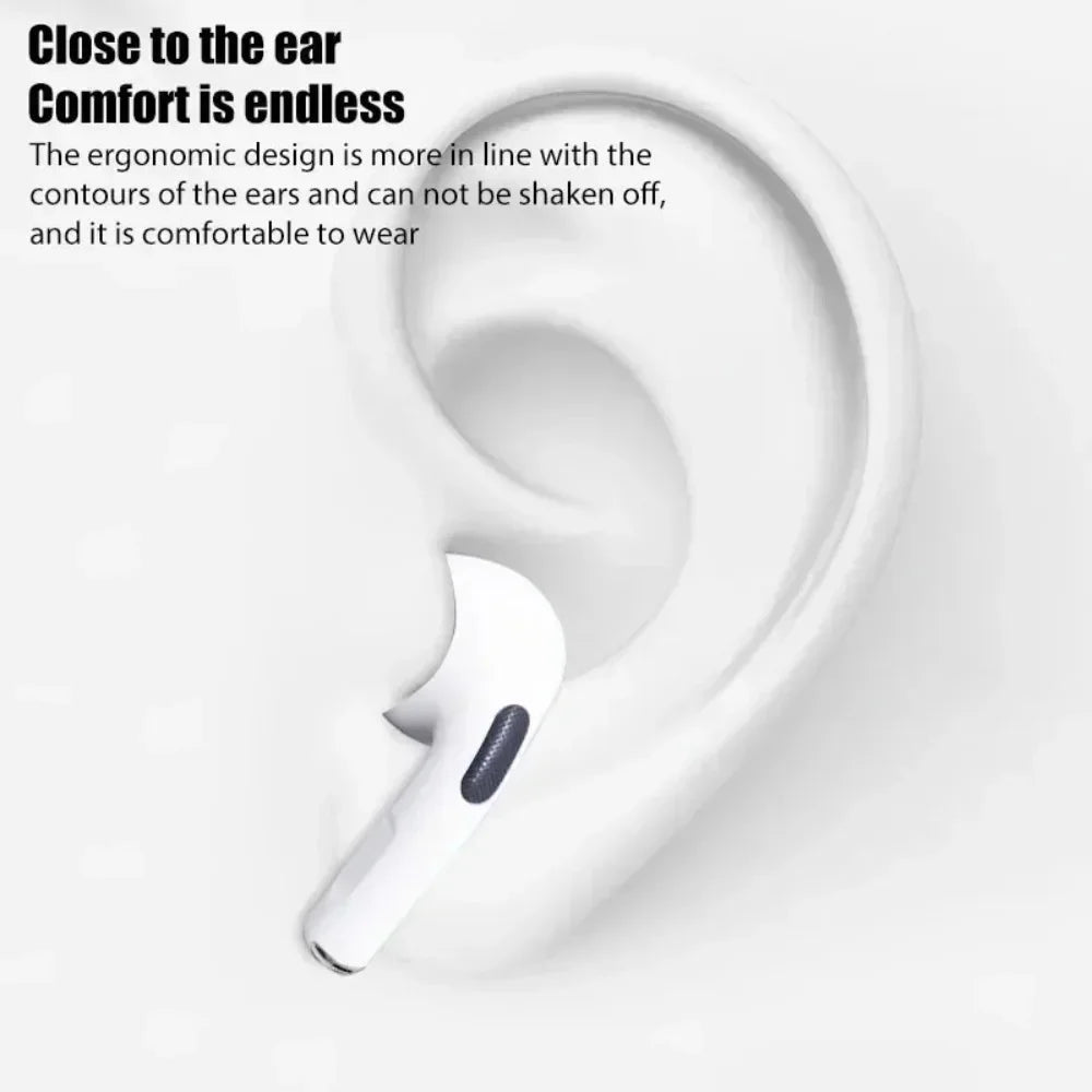Căști Bluetooth TWS wireless cu microfon, control tactil și carcasă de încărcare