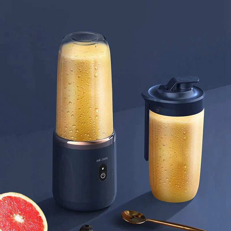Blender portabil cu 6 lame – storcător USB wireless, reîncărcabil, 300ml