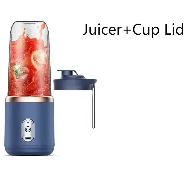 Blender portabil cu 6 lame – storcător USB wireless, reîncărcabil, 300ml