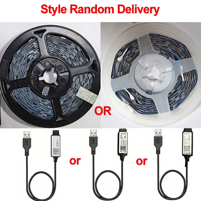 Bandă LED Bluetooth Smart SMD 5050 cu telecomandă și aplicație