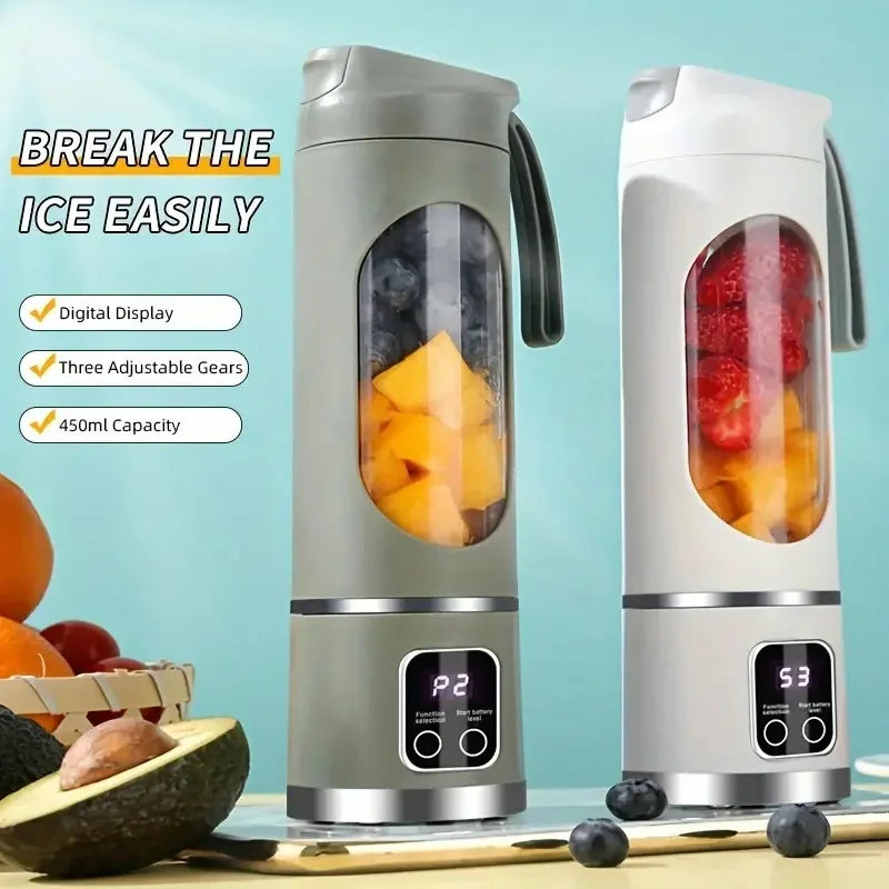 Blender portabil cu storcător USB – pentru smoothie-uri și milkshake-uri