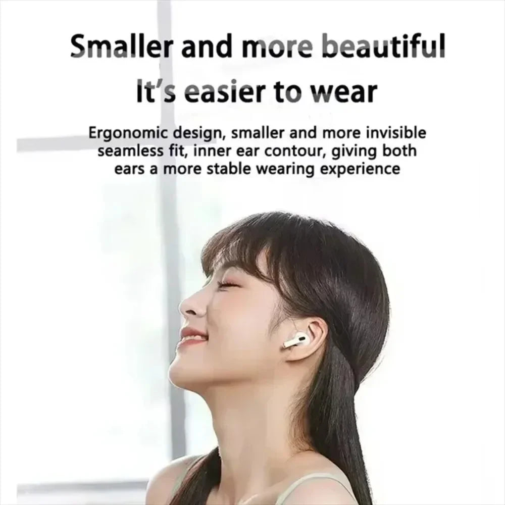 Căști Bluetooth TWS wireless cu microfon, control tactil și carcasă de încărcare