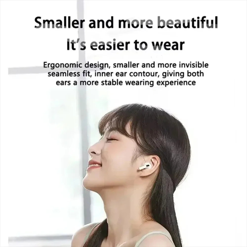 Căști Bluetooth TWS wireless cu microfon, control tactil și carcasă de încărcare