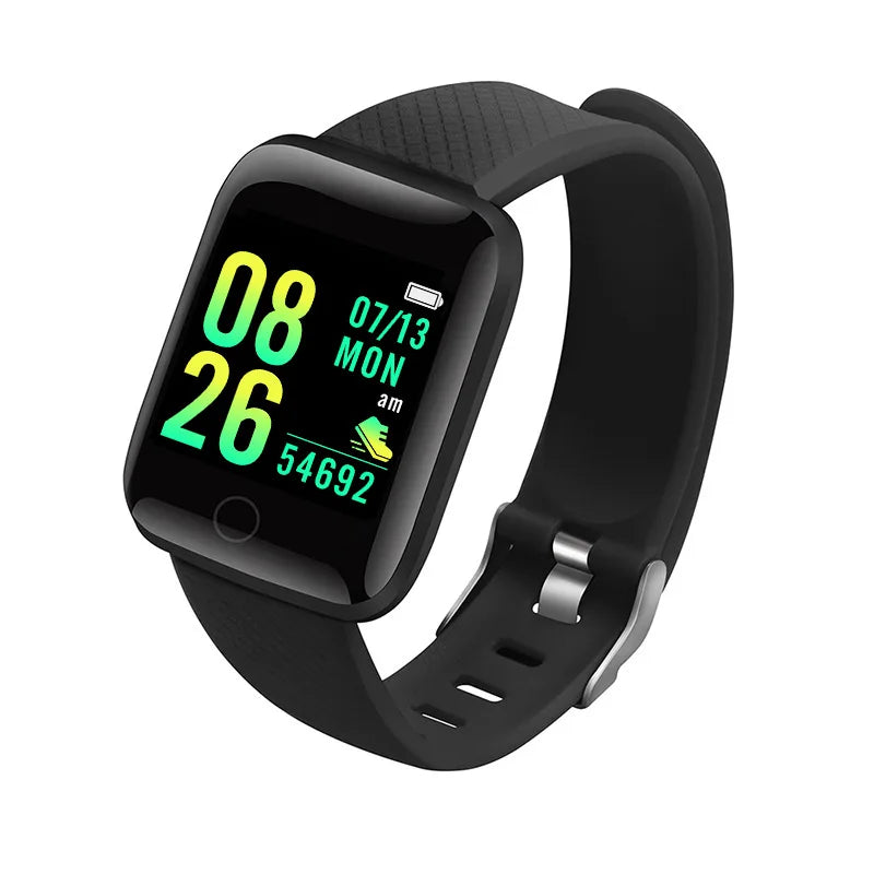 Smartwatch pentru bărbați și femei – monitorizare fitness, notificări și alarmă, compatibil Android și iOS