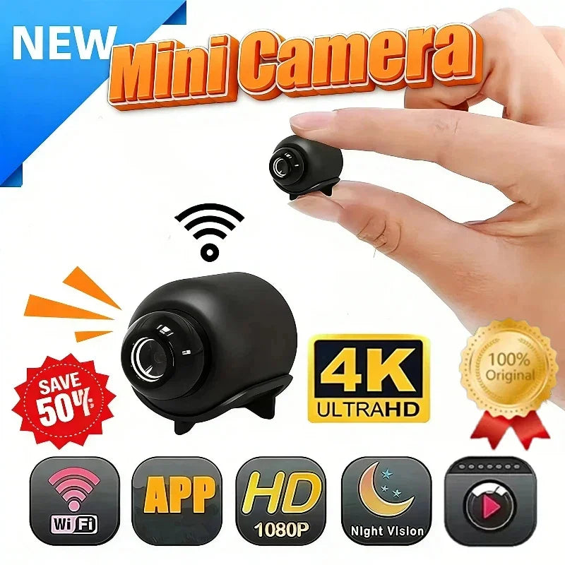 Cameră smart 1080p HD cu vedere nocturnă