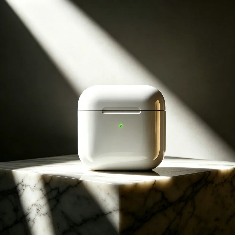 Căști Bluetooth TWS wireless cu microfon, control tactil și carcasă de încărcare