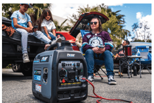 Generator inverter dual-fuel de 4000W cu alertă CO, compatibil RV și funcționare în paralel