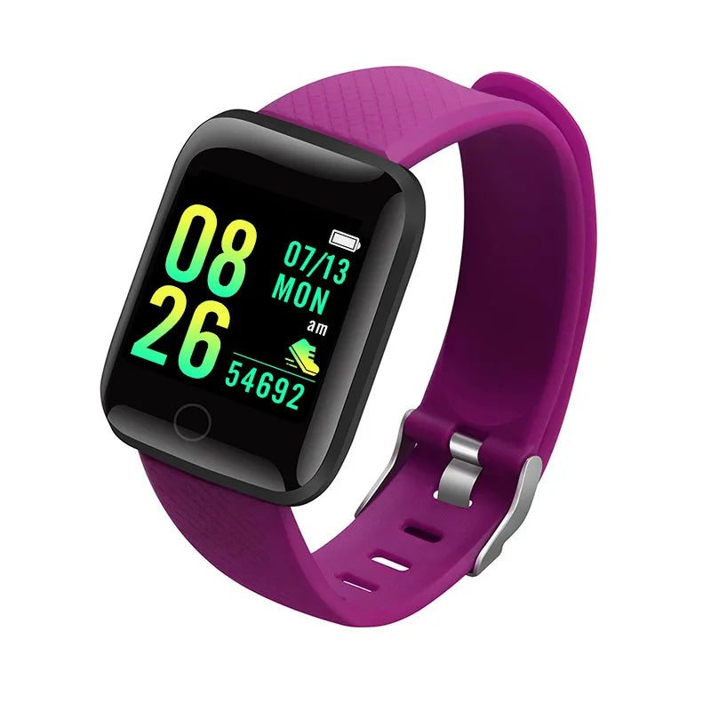 Smartwatch pentru bărbați și femei – monitorizare fitness, notificări și alarmă, compatibil Android și iOS