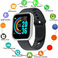 Smartwatch pentru bărbați și femei – monitorizare fitness, notificări și alarmă, compatibil Android și iOS