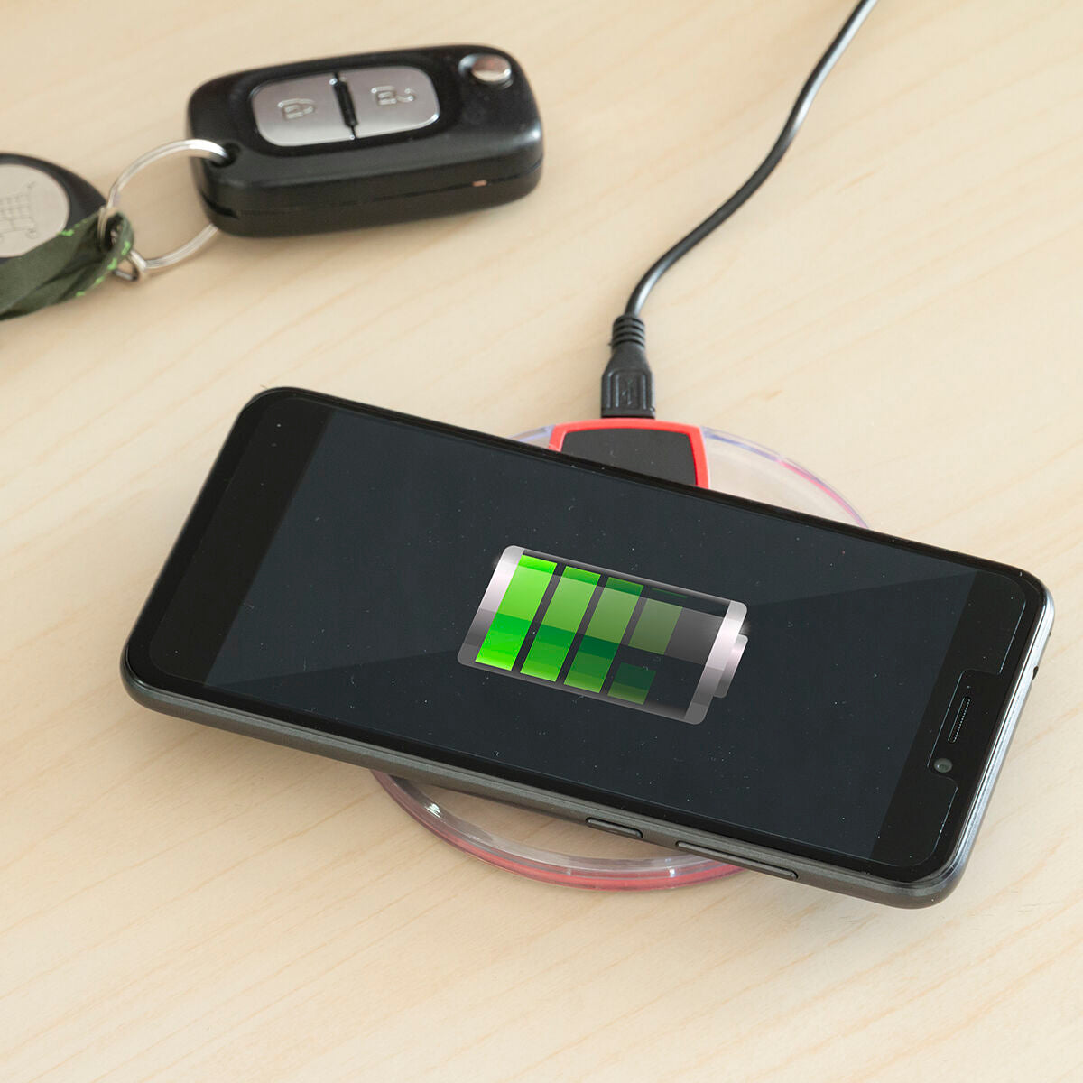 Încărcător wireless Qi InnovaGoods pentru smartphone