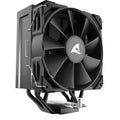 Cooler CPU Sharkoon A40, ventilator PWM cu 4 pini, negru