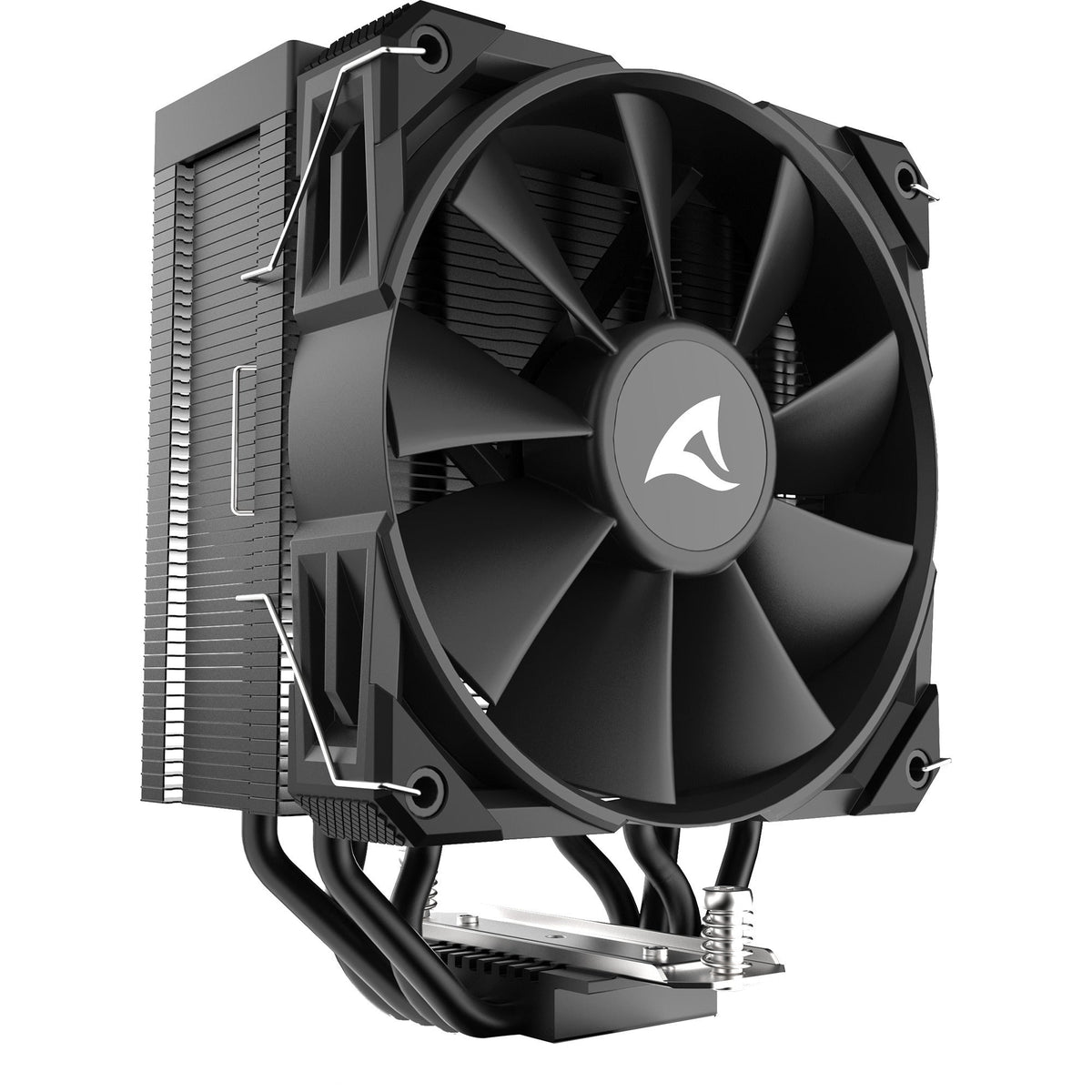 Cooler CPU Sharkoon A40, ventilator PWM cu 4 pini, negru