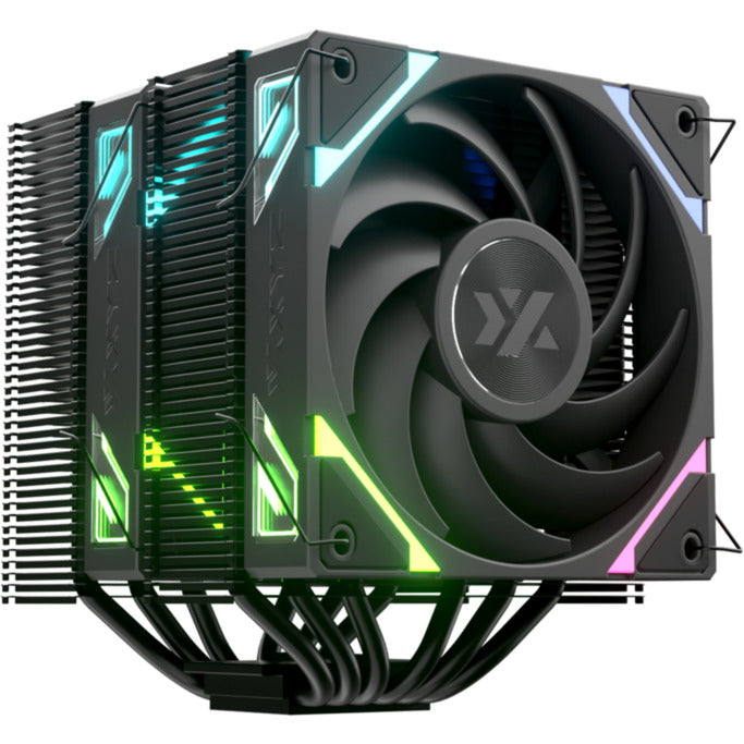 Cooler CPU RGB Thermax 6 Duo, ARGB PWM, negru