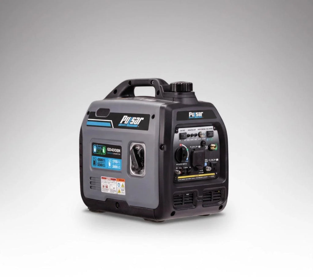 Generator inverter dual-fuel de 4000W cu alertă CO, compatibil RV și funcționare în paralel