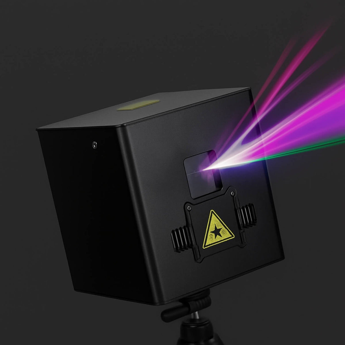 Proiector laser RGB A8 cu control prin aplicație și DMX, 2W/3W/5W, pentru DJ